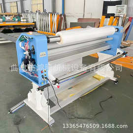 细木板平贴机 高光膜PVC片材覆膜机 KT板涂胶贴面机图片