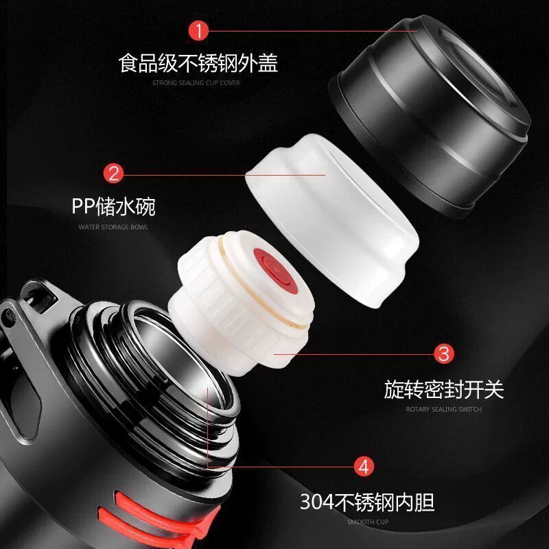 不锈钢保温壶旅游壶保温杯子大容量户外运动保冷水壶便携车载|undefined