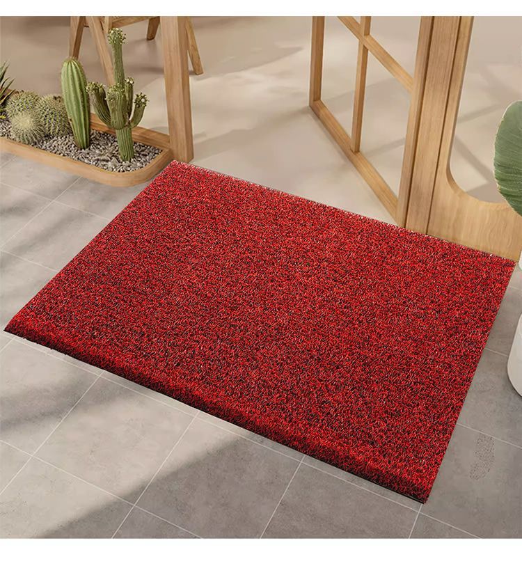 Thickened Silk Loop Floor Mat for Entryway, Customizable Door Mat, Entrance Door Mat, Carpet, Car Mat