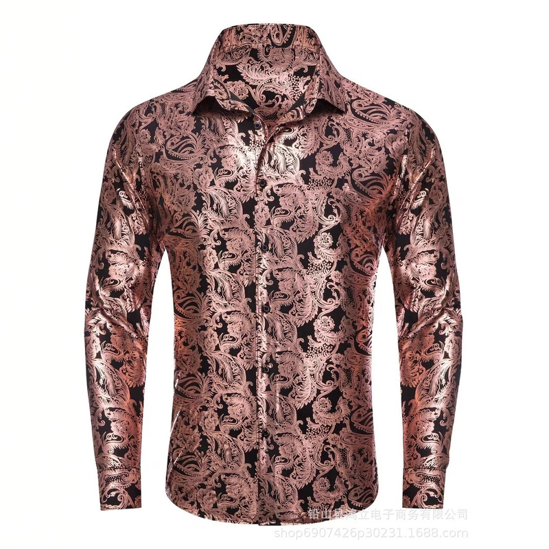 Christmas Men's 3D Printed Formal Shirt, Santa Claus Elk Pattern Long-Sleeved Shirt Fashion Men's Shirt Christmas Men's 3D Printed Formal Shirt, Santa Claus Elk Pattern Long-Sleeved Shirt Fashion Men's Shirt