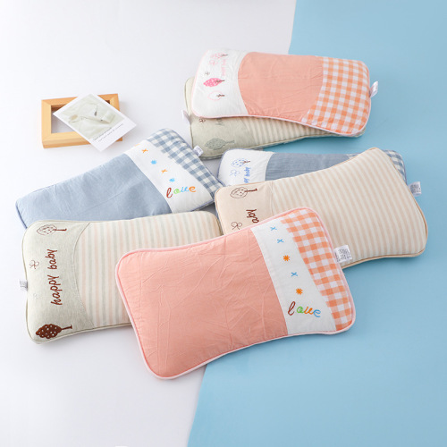 Cotton baby shaped pillow, baby pillow, newborn anti-migraine baby pillow