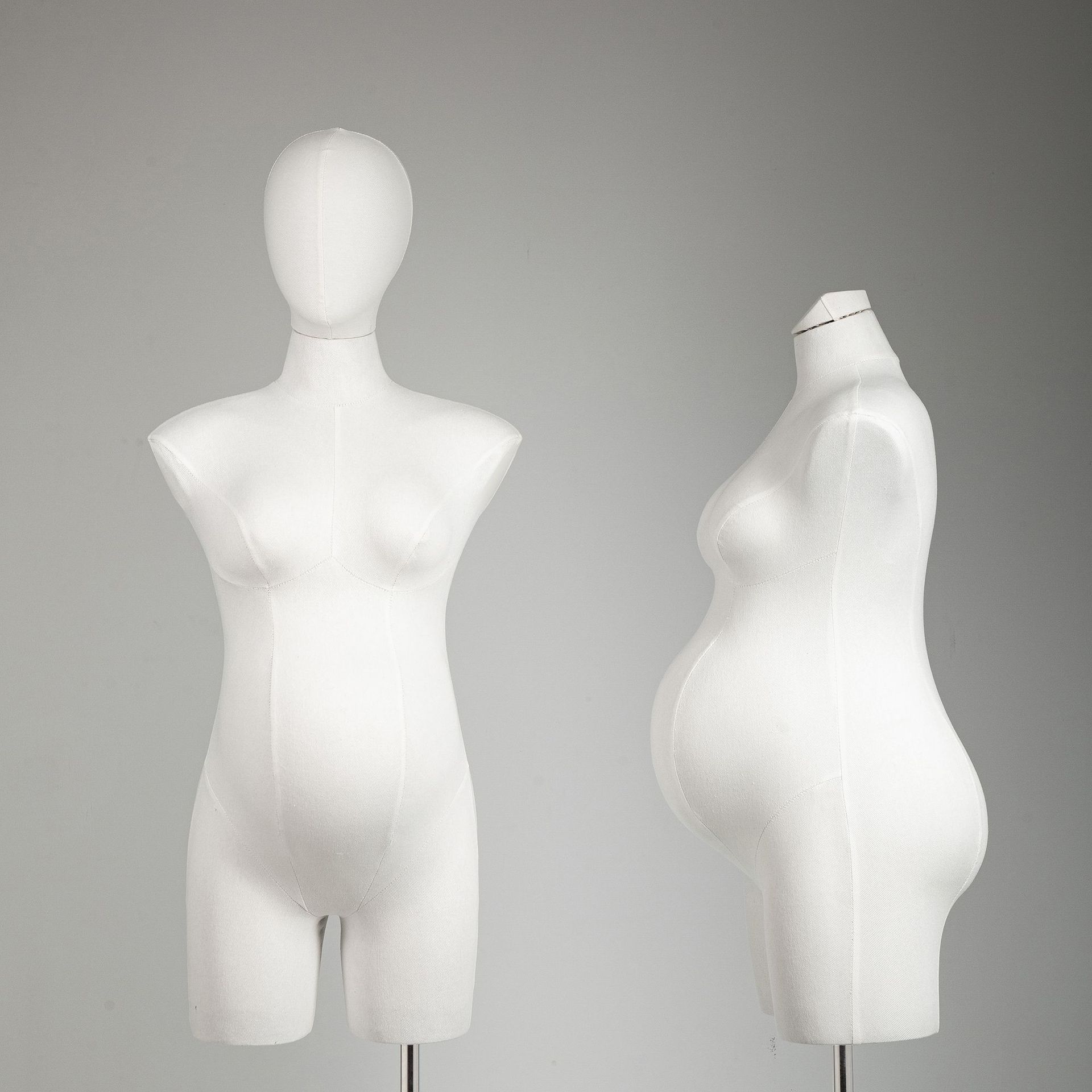 孕妇女装半身模特道具大肚皮展示架服装店橱窗人偶陈列架模特架子