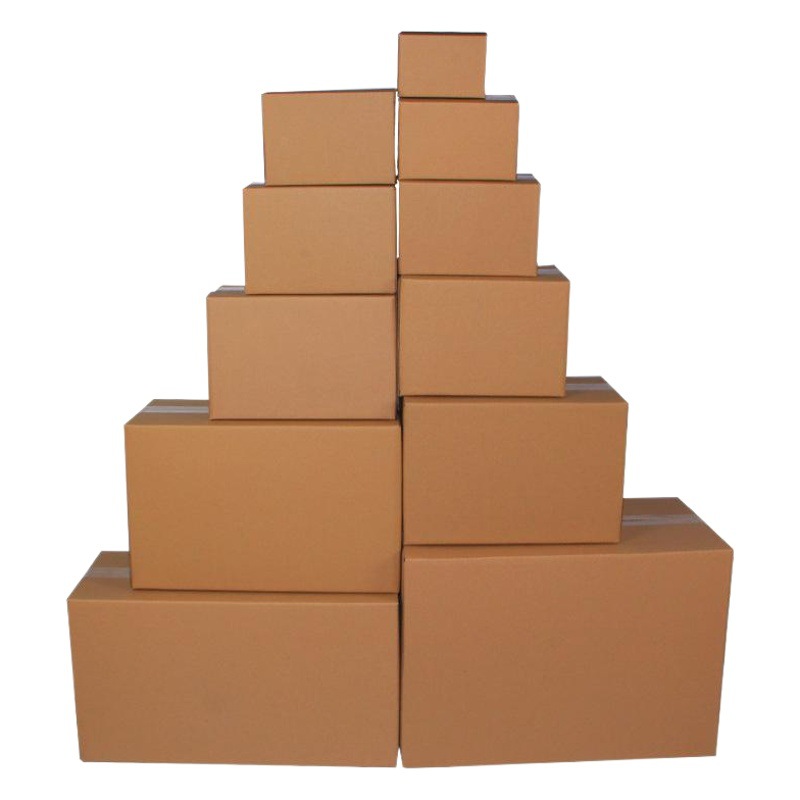 Cartón al por mayor de almacenamiento en movimiento gran logística de tres capas de cinco capas tablero duro Express Box embalaje postal caja de papel universal fábrica