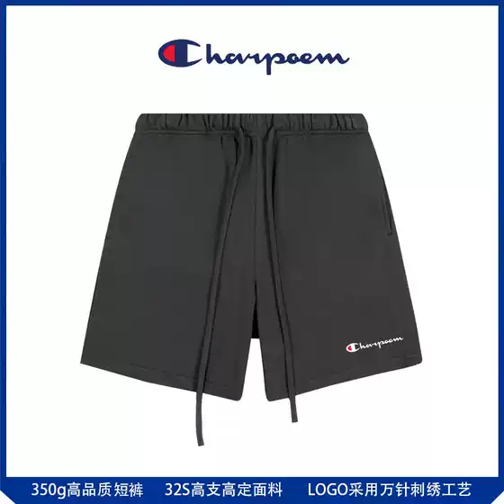 Champion Graffiti 5-Inch Shorts for Men and Women 2025 Summer New Arrival High Quality 350g Athletic Couple Style Loose-Fit Casual Shorts