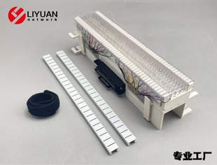 100 Pairs of Voice Patch Panel Module M66 Module 66m block with RJ21 Connector
