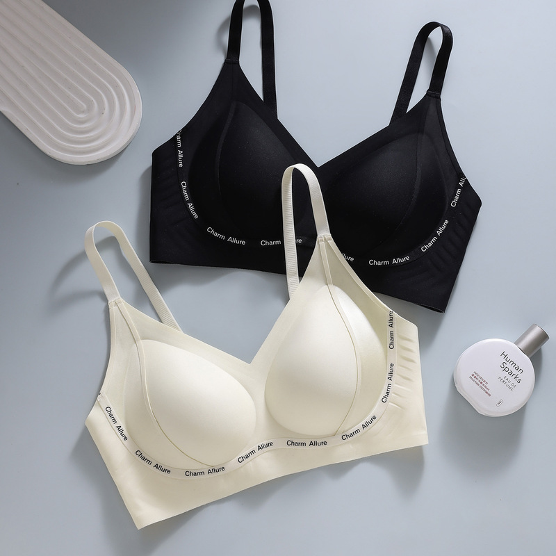 Cross-border foreign trade anti-gravity bra for women with small busts, comfortable and supportive, seamless, thin, wireless women's bra