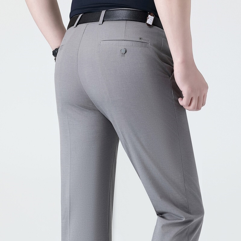 Brand New Classic Men's Casual Pants Summer Suit Pants Fashionable Business Versatile Drapey Straight-Leg Men's Trousers Brand New Classic Men's Casual Pants Summer Suit Pants Fashionable Business Versatile Drapey Straight-Leg Men's Trousers
