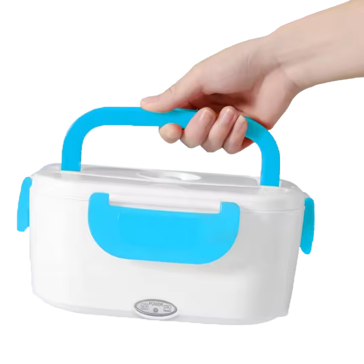 Venta directa de fábrica caja de almuerzo con calefacción de revestimiento de plástico portátil caja de almuerzo eléctrica doméstica multifuncional para cocinar