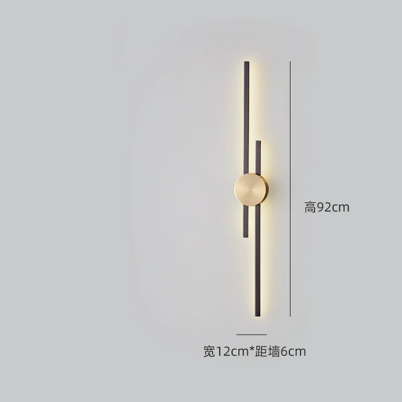 Negro + Oro - 92cm - Luz cálida