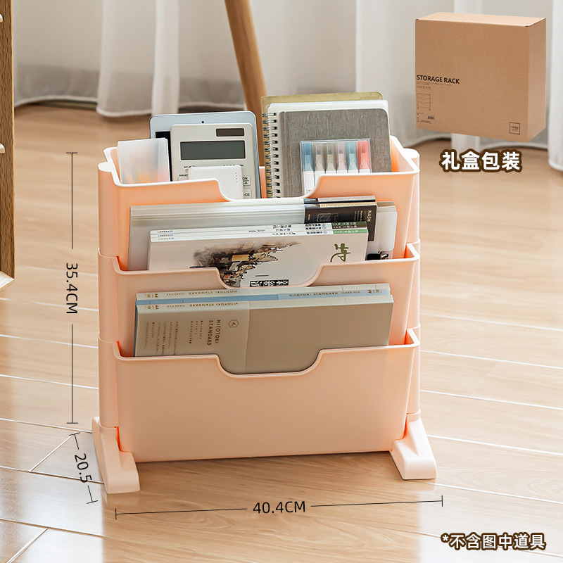 時代良品机の下のカバンの棚は移動可能な本棚の寮に整理してインスタ風を収納します。