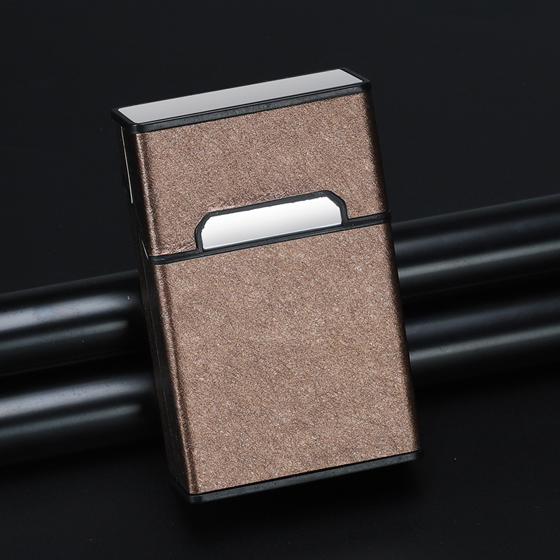 Caja de cigarrillos 20 paquetes Caja de regalo Caja de cigarrillos en bruto de cuero Caja de cigarrillos magnética portátil personalizada para niños Caja de cigarrillos anticolisión y a prueba de humedad para niñas