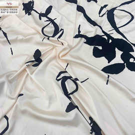 厂家直销 新款花卉面料新中式雪纺印花布料连衣裙春夏服装