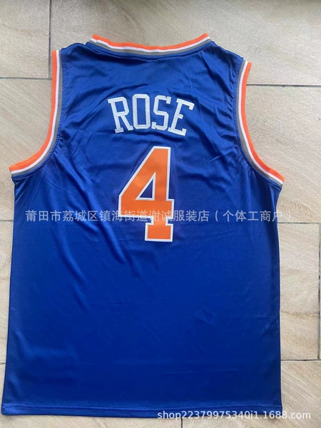 Knicks No. 4 Rose Blue