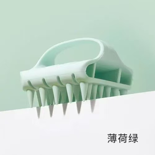 Yuan Meng nuevo color macarón masaje hueco peinado no nudo cráneo alto estilo flojo cuidado del cabello