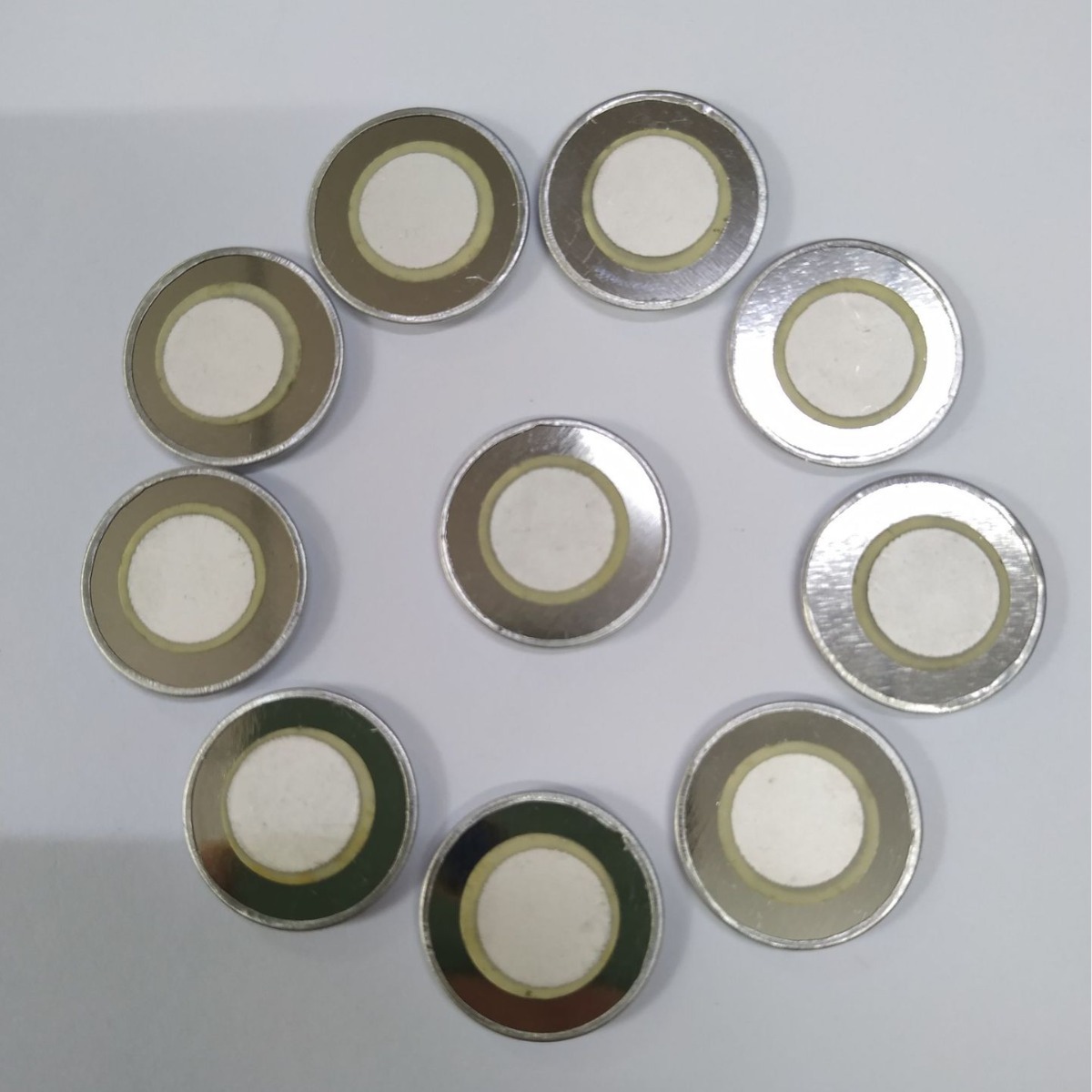 厂家直供蜂鸣片15-11铁基带铝腔大量批发报警器高分贝振动蜂鸣器