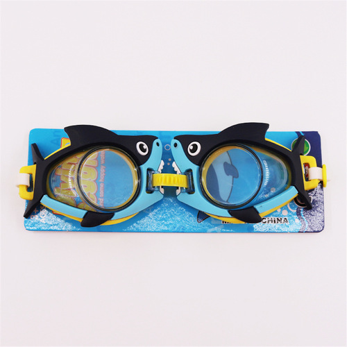 Xiaolu cross-border all-in-one cartoon children's swimming goggles, comfortable swimming glasses, children's waterproof diving equipment wholesale