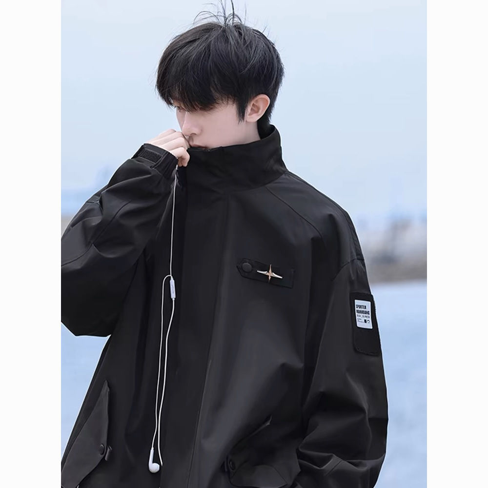 Black Samurai cityboy Outdoor Jacket Jacket Men's Summer 2024 New Mountain Climbing Jacket Trendy Brand