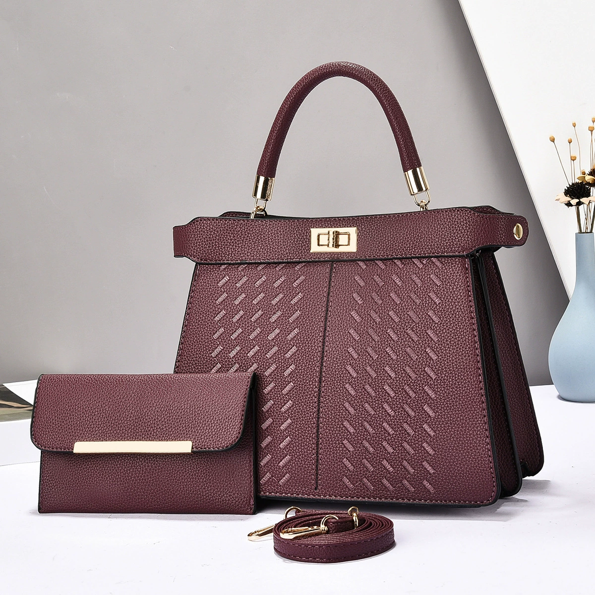 Shoulder bag, capacious one-shoulder bag, bag strap, high-quality style