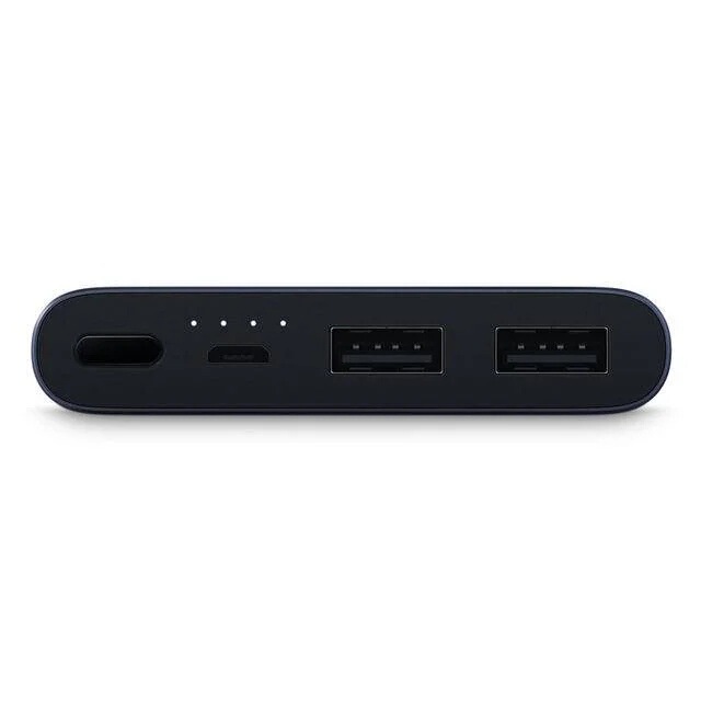 国境を越えた Xiaomi モバイル電源 2 パワーバンク 10000mAh 超薄型、コンパクト、ポータブルアルミニウム金属に適しています。|undefined