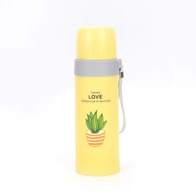 Creativo taza de vidrio de plástico aislamiento térmico de doble capa micro actividad de aislamiento regalo publicidad conveniente taza práctica