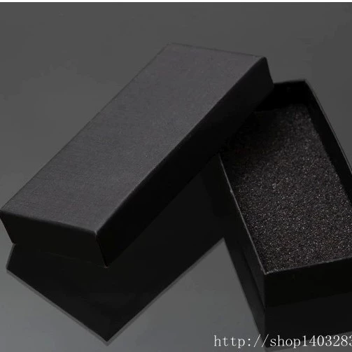 Оптовая продажа фабрики Высококачественная Черная картонная упаковочная коробка небо и земля крышка брелок подарочная коробка в наличии Универсальная коробка