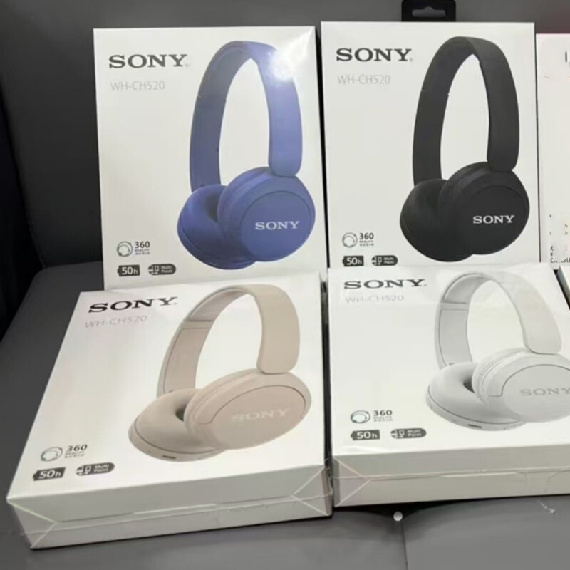 Wh-Ch520 Wireless Bluetooth Headset Head-Mounted Foldableing Call Headset with Logo Cross-Border Private Model Wh-Ch520 Wireless Bluetooth Headset Head-Mounted Foldableing Call Headset with Logo Cross-Border Private Model