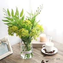 室内餐桌仿真绿植物花草瓶桌面客厅水培装饰摆件小盆栽北欧ins风