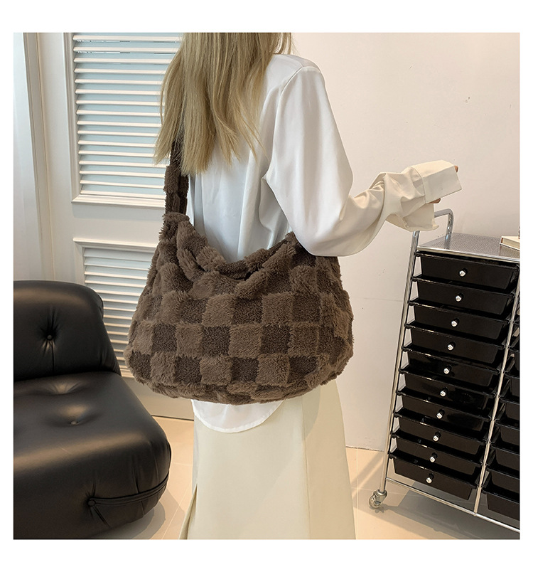 Women's Shoulder Bag Casual Fashion Solid Colour Handbag_voghion.com