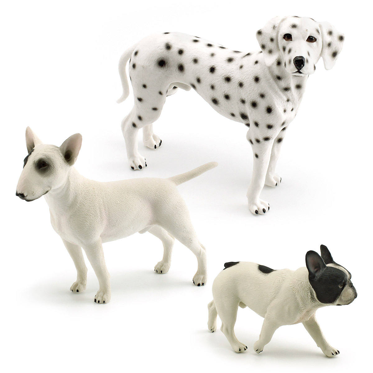 Simulación de exportación transfronteriza perro de mascota Modelo Animal Du Gao perro bull terrier Spinger perro juguete decoración estática