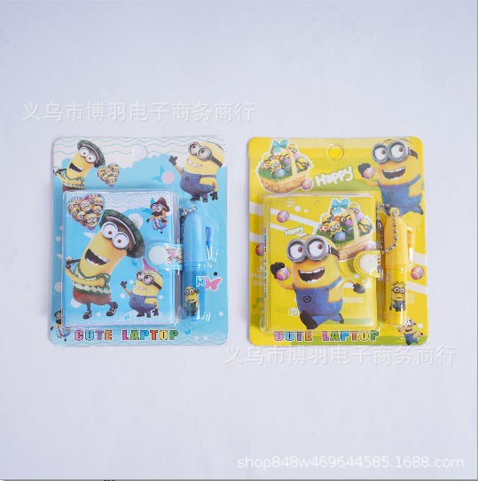 K-POP Caza de brujas película de dibujos animados con un cuaderno de bolsillo de mini diario de bolsillo de estudiantes portátil