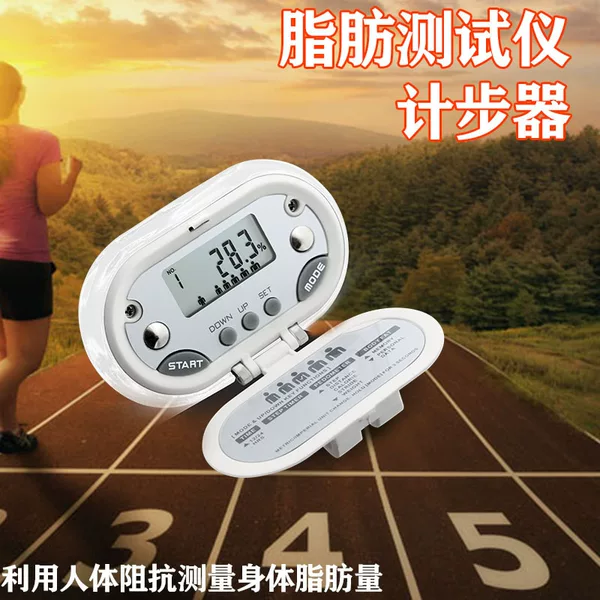 2D hammer pedometer calorie distance fat measuring factory private model flip pedometer