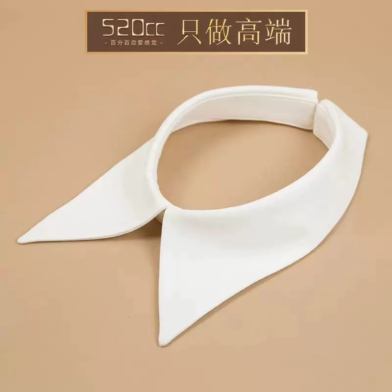 黑色尖领假领子女士百搭假领春秋多功能装饰搭配假衣领口假衬衫领