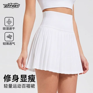 夏季防走光百褶短裙网球裙新款户外女运动半身裙健身瑜伽休闲跨境