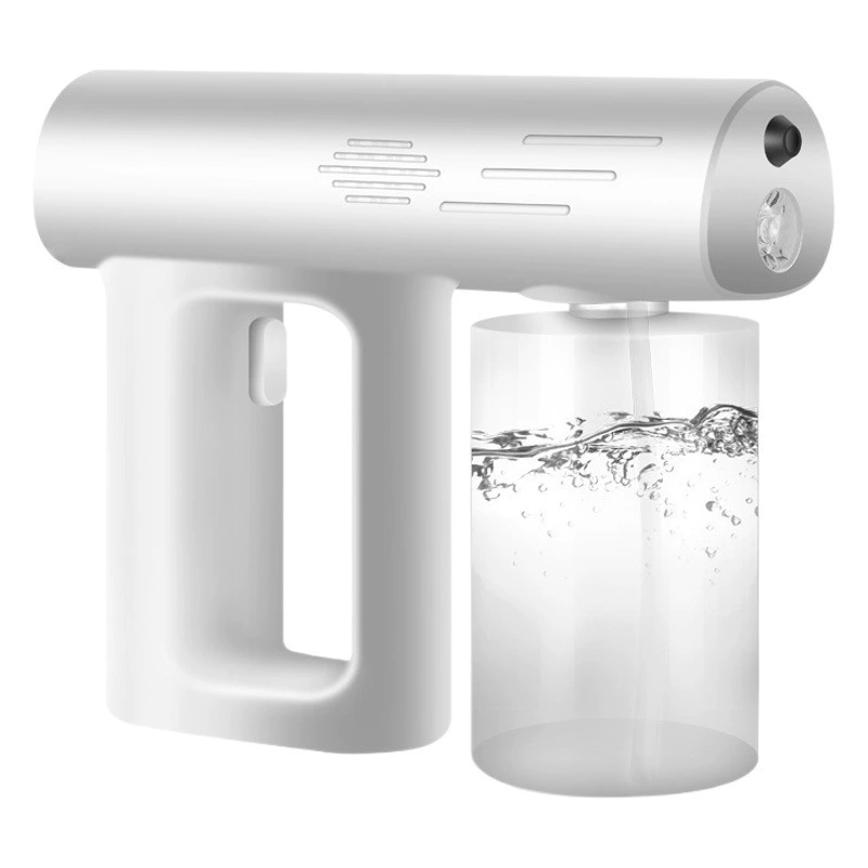 Беспроводной ручной распылитель дезинфицирующего средства с синим светом, пистолет для дезинфекции, бытовая дезинфекционная машина, распылитель с нано-атомизацией, озоновый дезинфектор