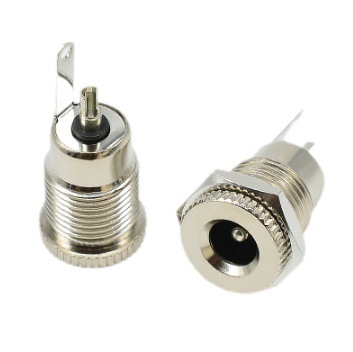 供应DC-099带螺纹 可配防水帽 5.5*2.5mm母座接口dc电源插座