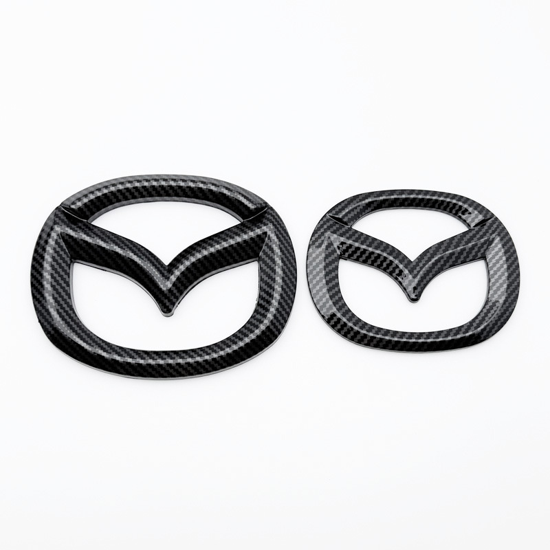 Suitable for Mazda 3 Angkesela Atez Cx4 Cx30 Cx-5 Black Warrior Front and Rear Logo Cover Stickers