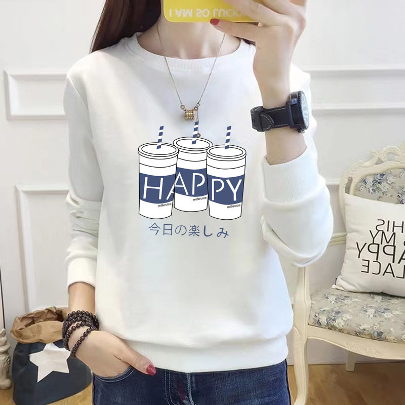 2022 autumn and winter women's new loose plus size round neck sweater Korean ins tide women's sweater base shirt batch