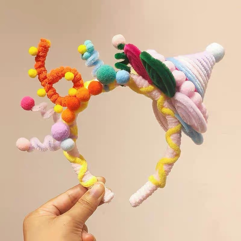 小女孩生日帽子皇冠发箍女童樱桃蛋糕头箍儿童公主风网红洋气头饰|undefined