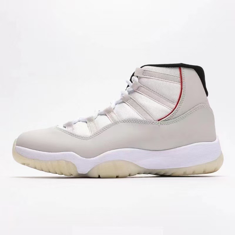 Zapatillas Putian AJ11 Starry Sky Big Devil Slam Dunk, de caña alta y baja, deportivas, casuales, versátiles, unisex, en negro y rojo.