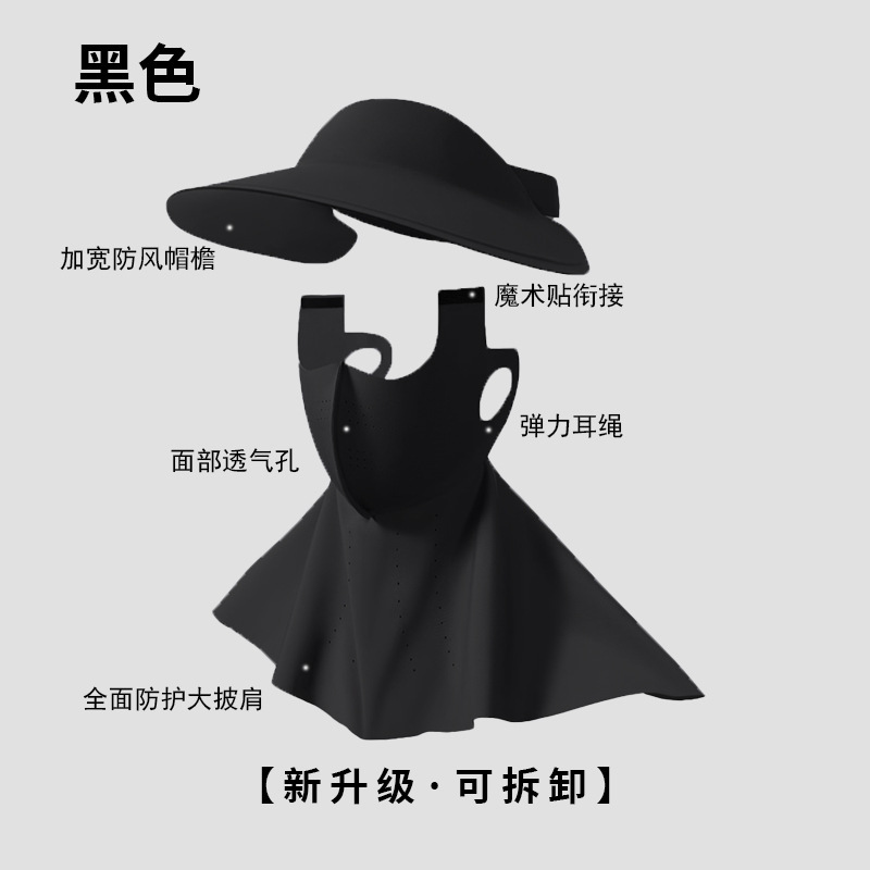 2025 máscara solar multifuncional para proteger la cara, protector de cuello, protector de ojos, máscara de esquina de ojos de hielo transpirable, máscara delgada