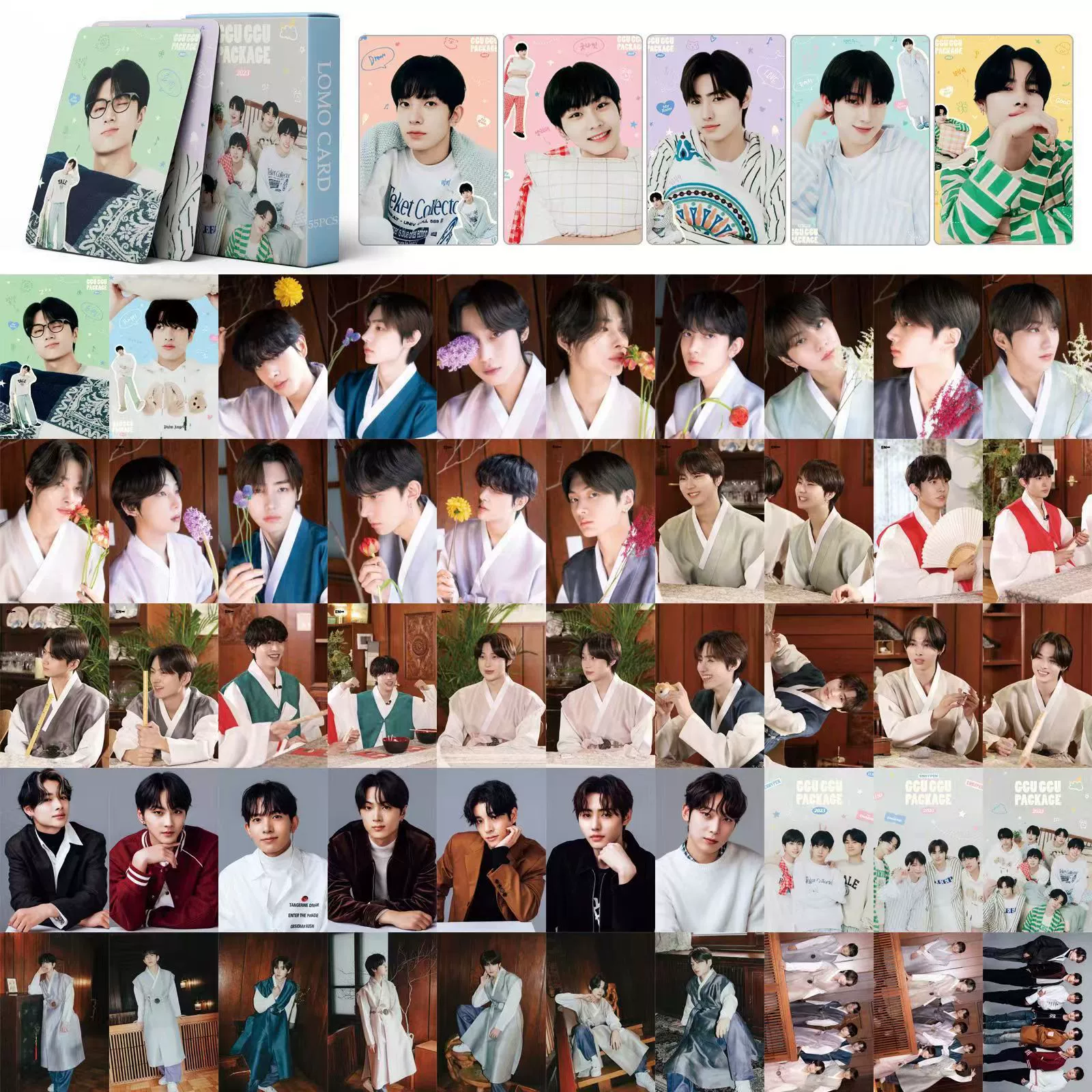 Набор фотокарточек Stray Kids, (G)I-DLE, IVE и другие — 55 лазерных карточек 59×89 мм коллекционные