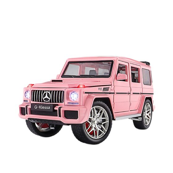 Car to 1:24 Mercedes-Benz G63 alloy car model simulation off-road vehicle ornaments children's toy car wholesale generation