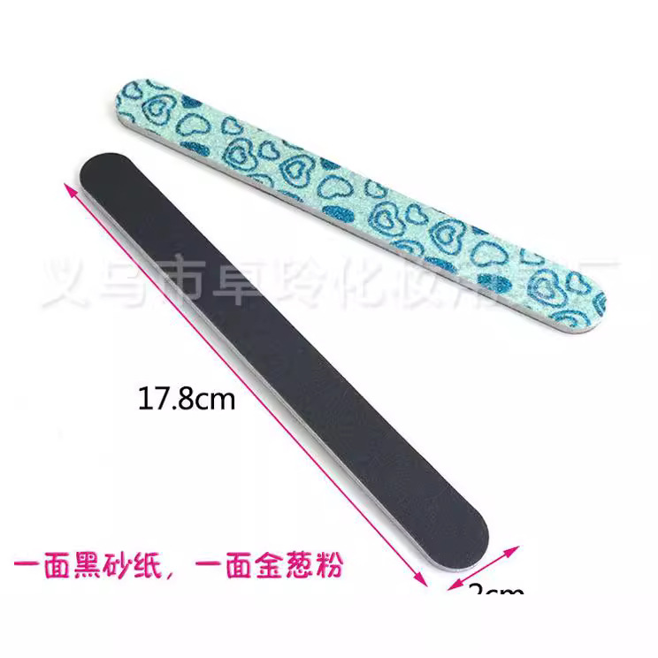 Herramientas de uñas polvo de brillo lima de uñas regalo de alta gama tira de arena cosméticos accesorios un lado pulido tira de frotar