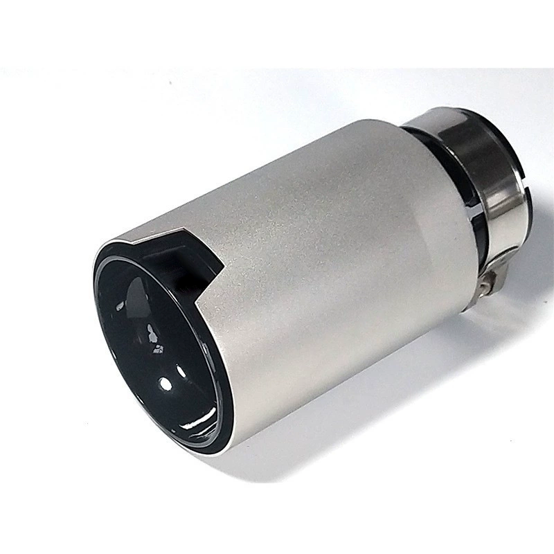 Прямые поставки с завода Новая Автомобильная выхлопная труба подходит для модифицированной нержавеющей стали BMW, черная Серебристая Модифицированная Хвостовая горловина