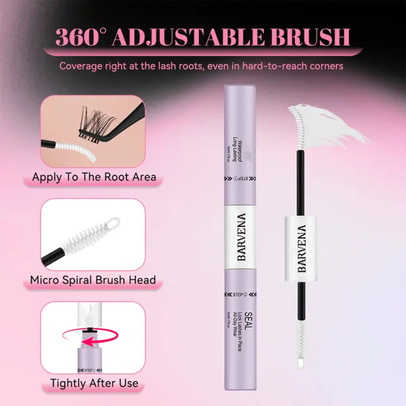 爆款跨境TK睫毛膏胶水2合1 纤长持久定型防水Mascara Glue 2 in 1|undefined