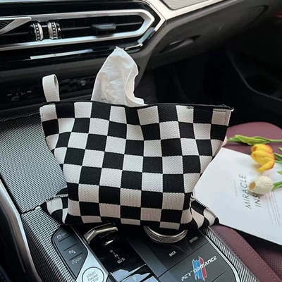 Car tissue box/set Bag Cute Doll Creative Tissue - small-square-long-eared-rabbit