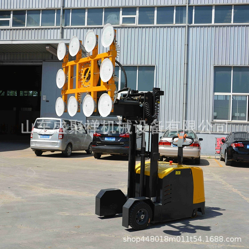 Пневматическая электрическая вакуумная присоска для стекла. Кран для обработки дверей и окон высотных навесных стен. Мощный тяжелый всасывающий кран.