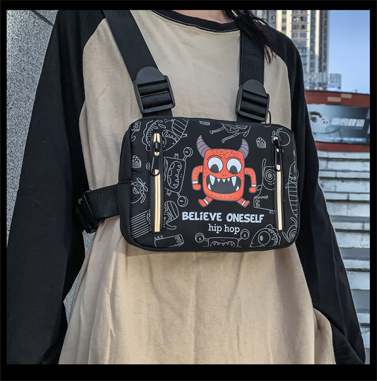 Men's Oxford Cloth Bag Casual Water Repellent Lightweight One-shoulder Messenger Tactical Bag display picture 32