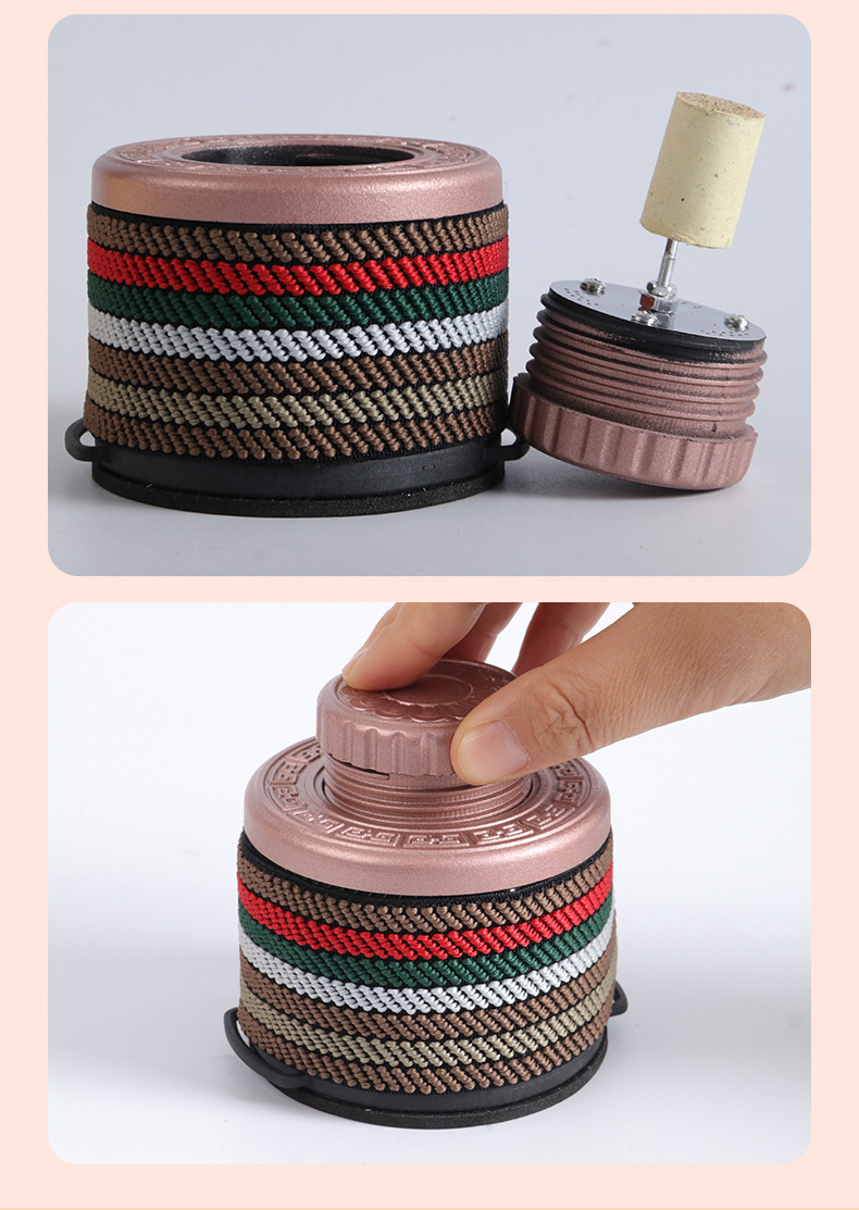 Ai Lian Jiu Moxibustion Device Portable Warming Tool for Waist Abdomen and Back with 108 Moxa Cones and Essential Oil preparation