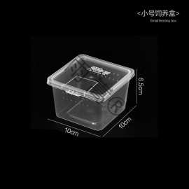 跨境人渣盒爬虫箱螳螂跳蛛养蚕饲养盒爬行动物睫角寄居蟹饲养箱